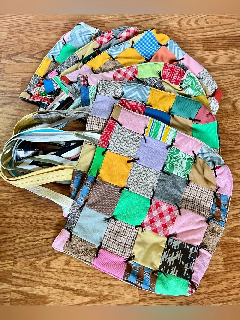 Quilted Tote Bag! Antique Quilt Patchwork!